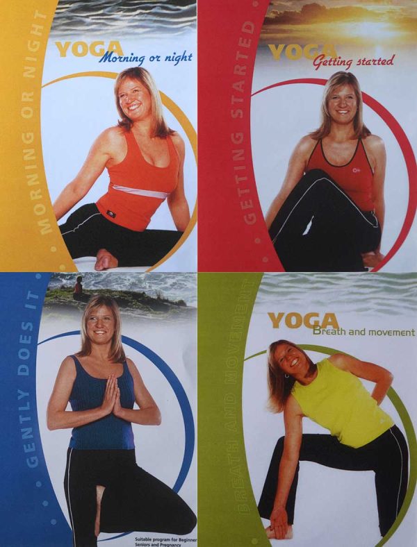 FULL SET OF 4 YOGA DVD’S